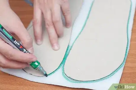 Image titled Turn Your Jeans Into Earth Friendly Slippers Step 7