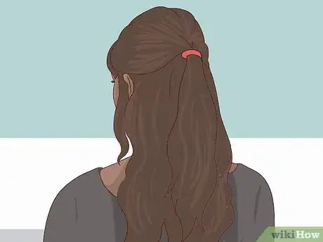 Image titled Make a Half‐Up Fishtail Ponytail Step 2