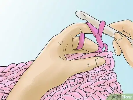Image titled Crochet a Pink Ribbon Scarf Step 20