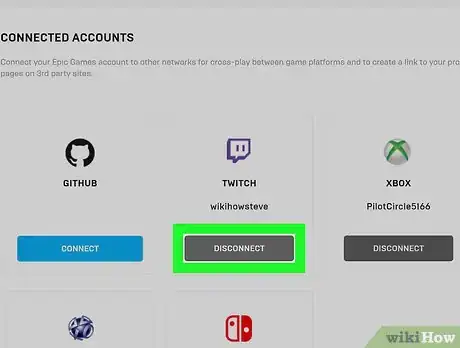 Image titled Unlink Twitch from Fortnite on PC or Mac Step 6