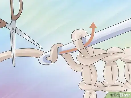 Image titled Crochet a Hooded Scarf Step 9