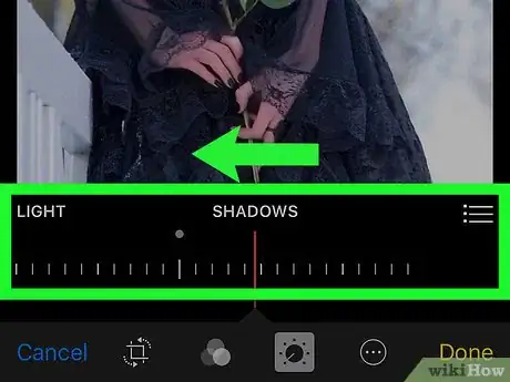 Image titled Adjust the Shadows of a Photo Using the iPhone Photos App Step 7