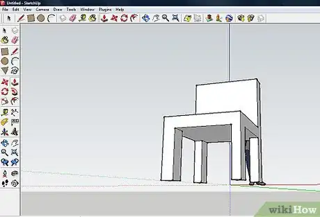 Image titled Make a Chair on Google SketchUp Step 7