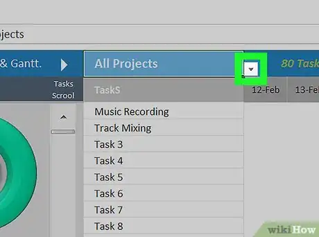 Image titled Track Multiple Projects in Excel on PC or Mac Step 9