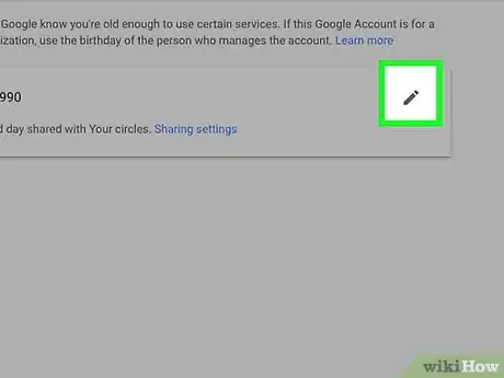 Image titled Change Age on YouTube Step 9