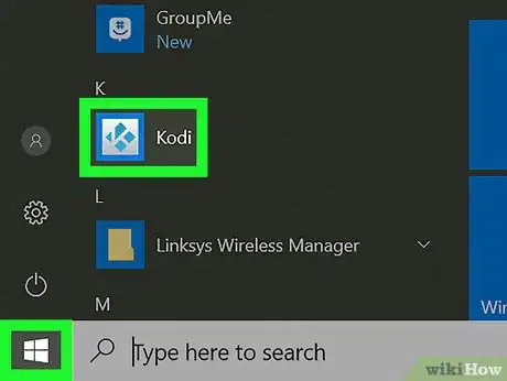Image titled Install Add Ons on Kodi on PC or Mac Step 1