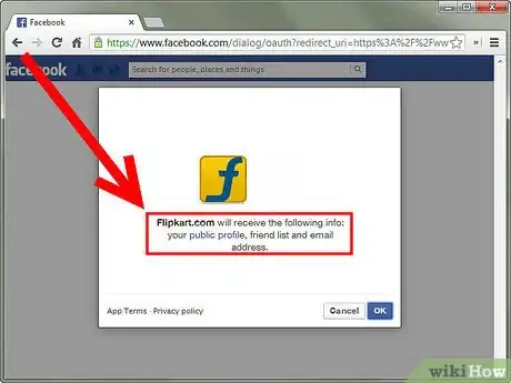 Image titled Authorize an App to Connect with Facebook Step 9