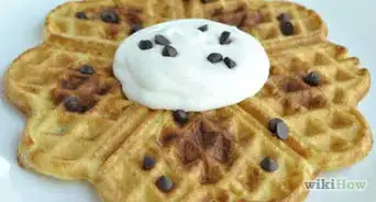 Make Cookie Dough Waffles