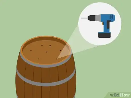 Image titled Use Wine Barrels As Planters Step 1
