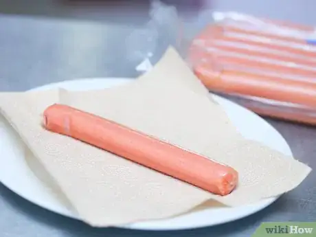 Image titled Make a Hot Dog in the Microwave Step 1