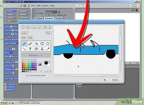 Image titled Create a Good Racing Game on Scratch Step 4