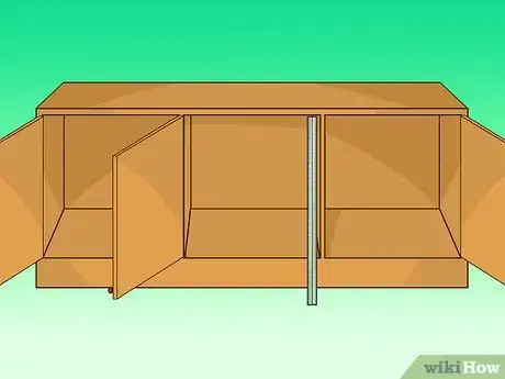 Image titled Hang Sheet Metal in Your Cabinets Step 3