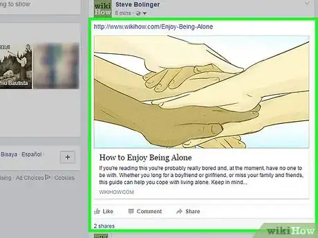 Image titled See Who Shared Your Facebook Post Step 3