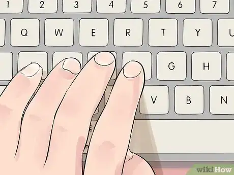 Image titled Put Your Hands on a Keyboard Step 4
