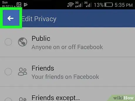 Image titled Make Facebook Pictures Private on Android Step 10
