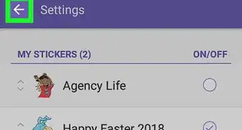 Delete Stickers on Viber on Android
