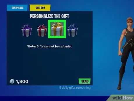 Image titled Buy a Gift in Fortnite Step 8