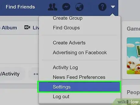 Image titled Log Out of Facebook Everywhere on a PC or Mac Step 3