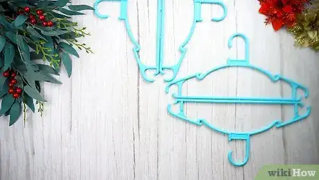 Image titled Make Plastic Hanger Snowflakes Step 1