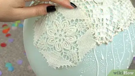 Image titled Make a Doily Lamp Step 6