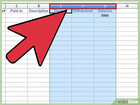 Image titled Create a Check Register with OpenOffice.org Calc Step 6