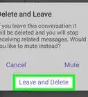 Delete a Viber Group on Android