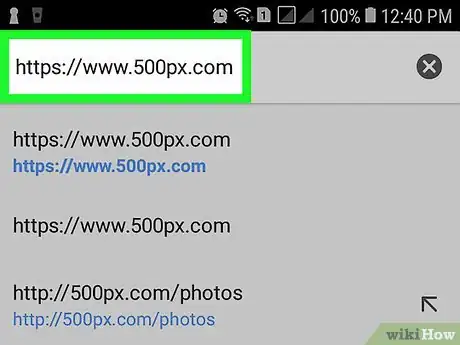 Image titled Sell Photos on 500px on Android Step 1
