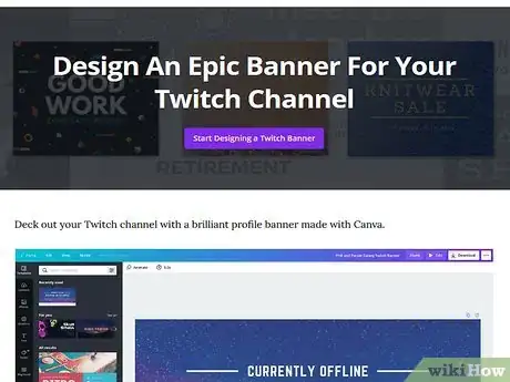 Image titled Create a Twitch Banner Step 1