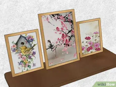 Image titled Decorate a Shelf in the Living Room Step 11