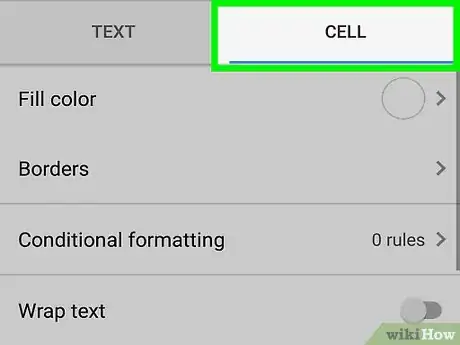 Image titled Highlight Every Other Row on Google Sheets on Android Step 5