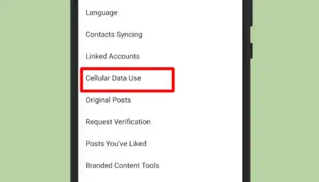 Image titled Instagram data settings.png