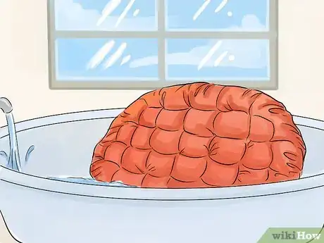 Image titled Wash a Papasan Chair Cushion at Home Step 3