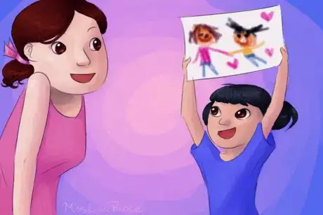 Image titled Girl Shows Drawing to Woman.png