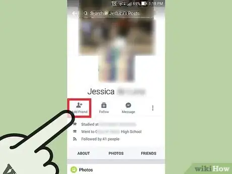 Image titled Send a Friend Request on Facebook Step 4