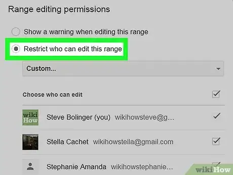 Image titled Protect Cells on Google Sheets on PC or Mac Step 7