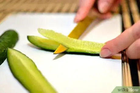 Image titled Peel and Seed a Cucumber Step 10
