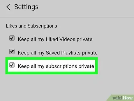 Image titled Make YouTube Music Subscriptions Private on Android Step 6