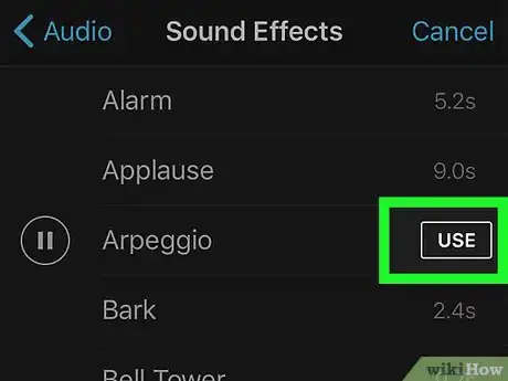 Image titled Edit Music in iMovie on iPhone or iPad Step 8
