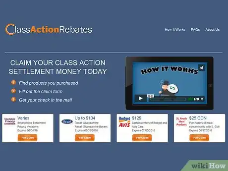 Image titled Find a List of Class Action Lawsuits Step 6