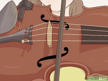 Image titled Keep a Bow Straight on a Violin Step 2