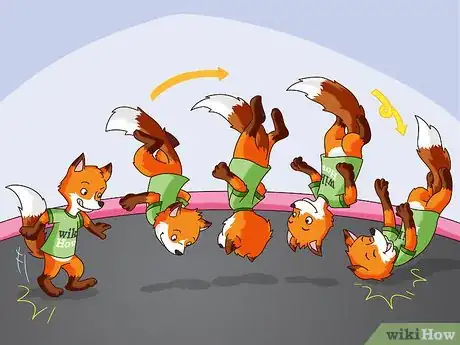 Image titled Do a Knee Flip on a Trampoline Step 07