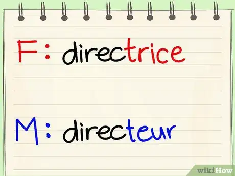 Image titled Change Masculine Nouns to Feminine Nouns in French Step 12