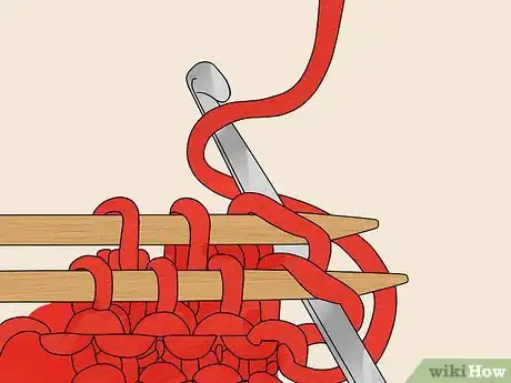 Image titled Work a Three Needle Bind Off Step 7