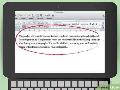 Image titled Draft a Reseller Agreement for Photographs Step 15
