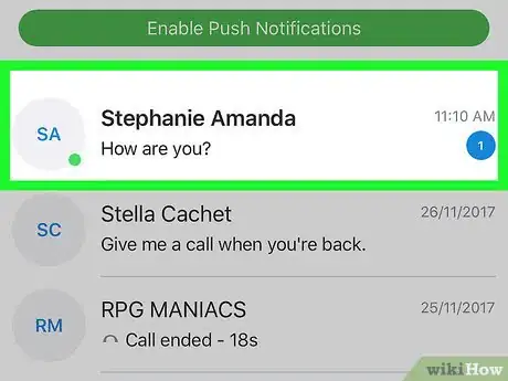 Image titled Quote Skype Messages on iPhone or iPad Step 3