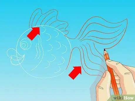 Image titled Draw a Cartoon Fish Step 5