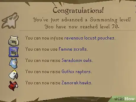 Image titled Make a Spirit Wolf Summoning Pouch in RuneScape Step 1