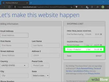 Image titled Get a Bluehost Domain Step 17