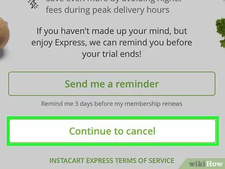 Image titled Cancel an Instacart Account on iPhone or iPad Step 7