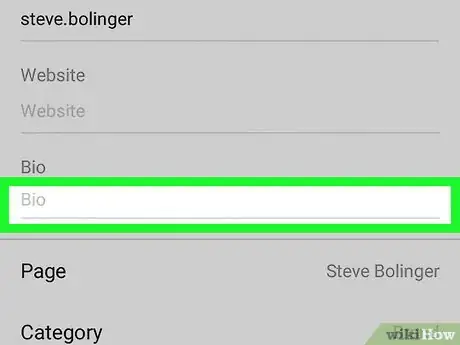 Image titled Get Multiple Lines in an Instagram Bio on Android Step 4